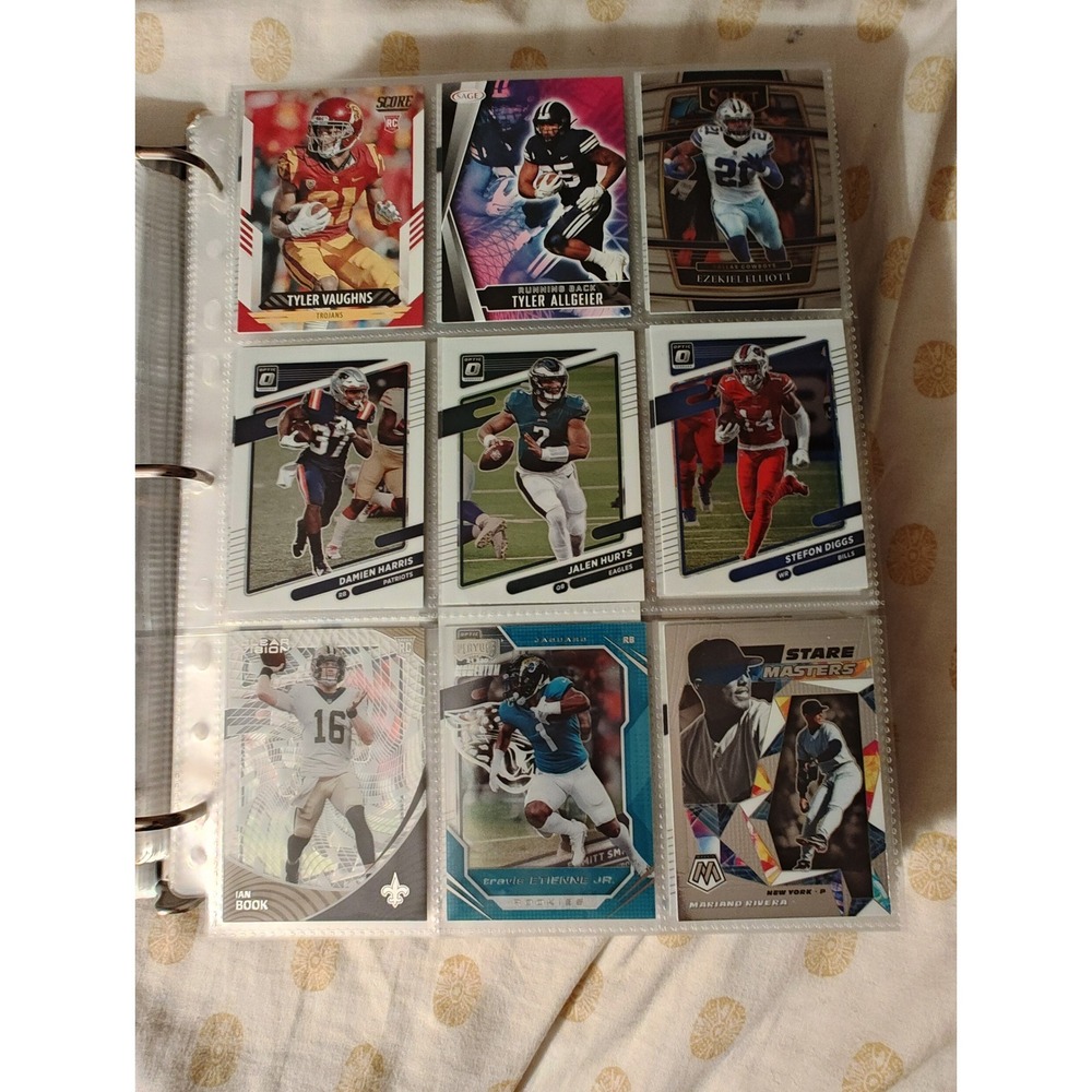 Sports Trading Card Lot Jalen Hurts Mariano Rivera Travis Etienne Stefon Diggs - Picture 2 of 4